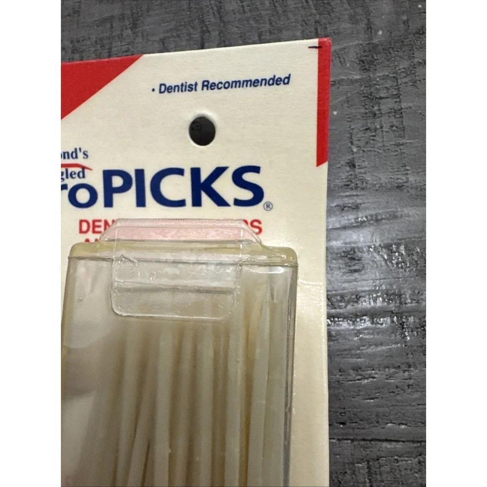 Vintage Armond's Angled proPICKS Dental Cleaners 100 ct Sealed Carded USA  70 80